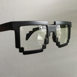 Pixelated Nerd Glasses